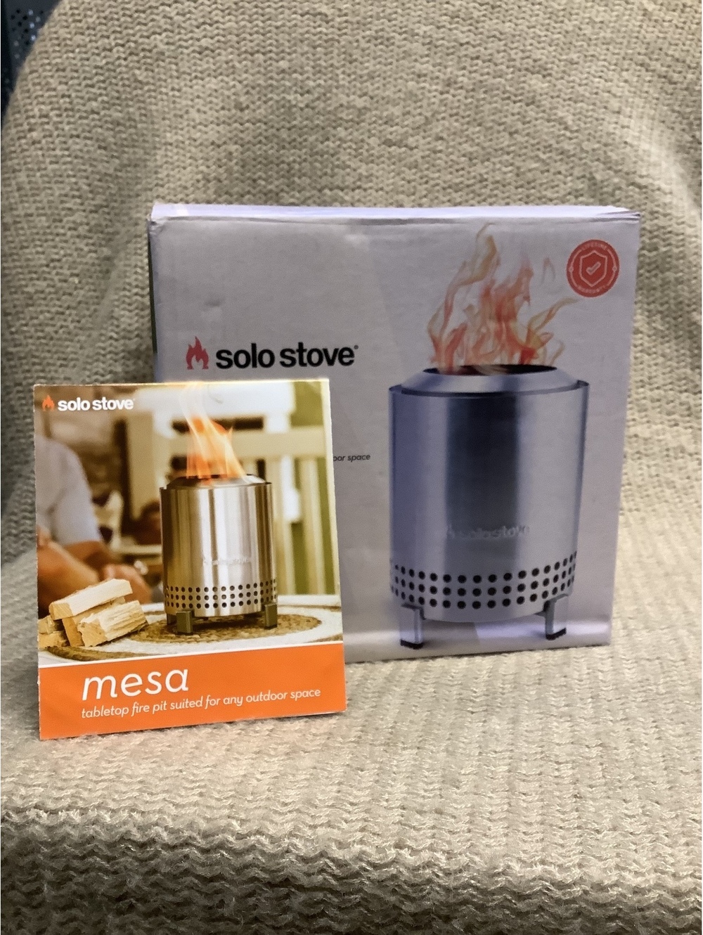 NEW Solo Stove Mesa Tabletop Fire Pit Stainless Steel